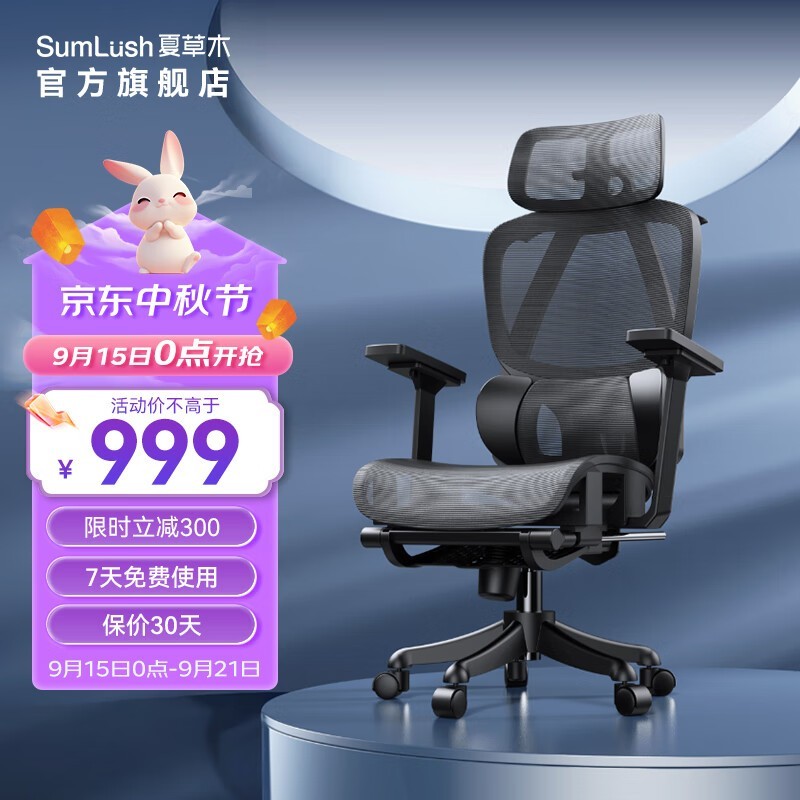 夏草木Fit2人体工学椅999元