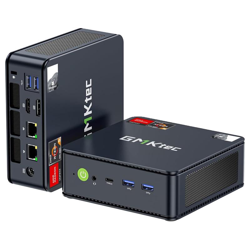 极摩客 M6迷你主机R5-6600H游戏办公软路由mini主机台式电脑