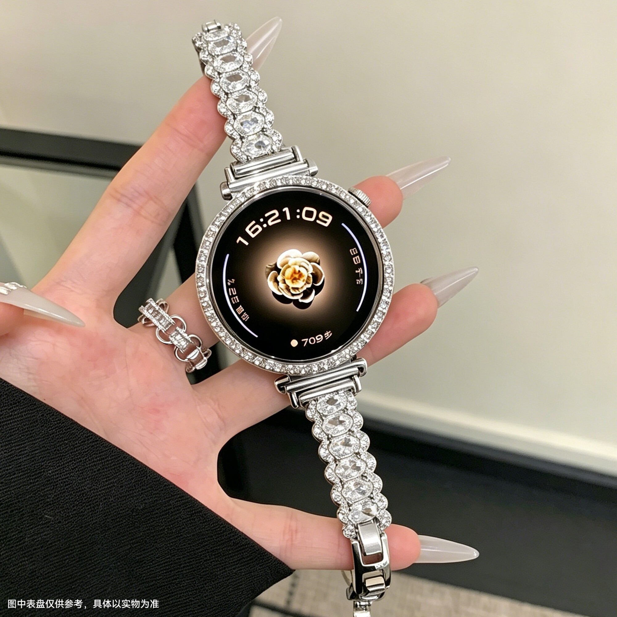 华为 手表WATCHGT6女款闪钻时尚鸽子蛋华为官方旗舰正品手表政府补贴华为gt6蓝牙通话腕表