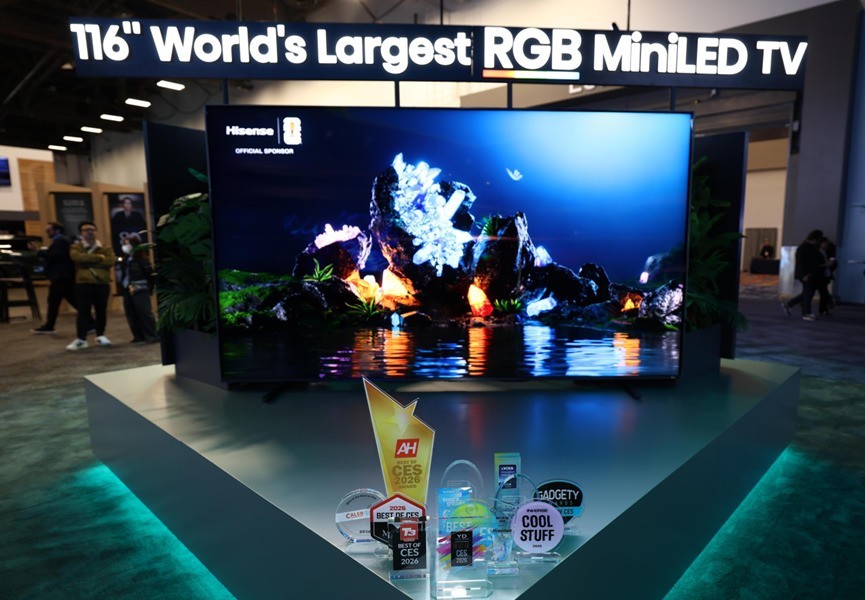 CES��+��ʮ���塱Ӳ�˳ɹ�������5�ε��޺���RGB-Mini LED����û����