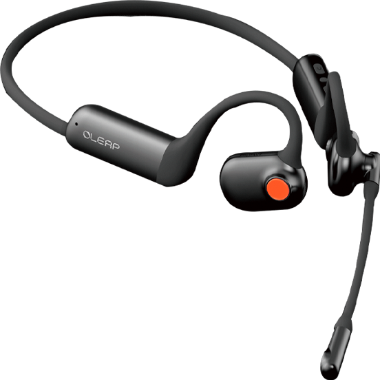 黄鹂智声 P100b降噪静谧通话电竞话务灭噪挂耳头戴商务AI蓝牙耳机