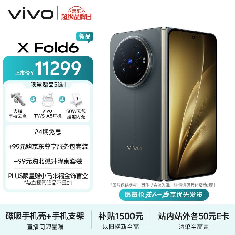 vivo X Fold6(16GB/1TB/折叠专业影像套装)