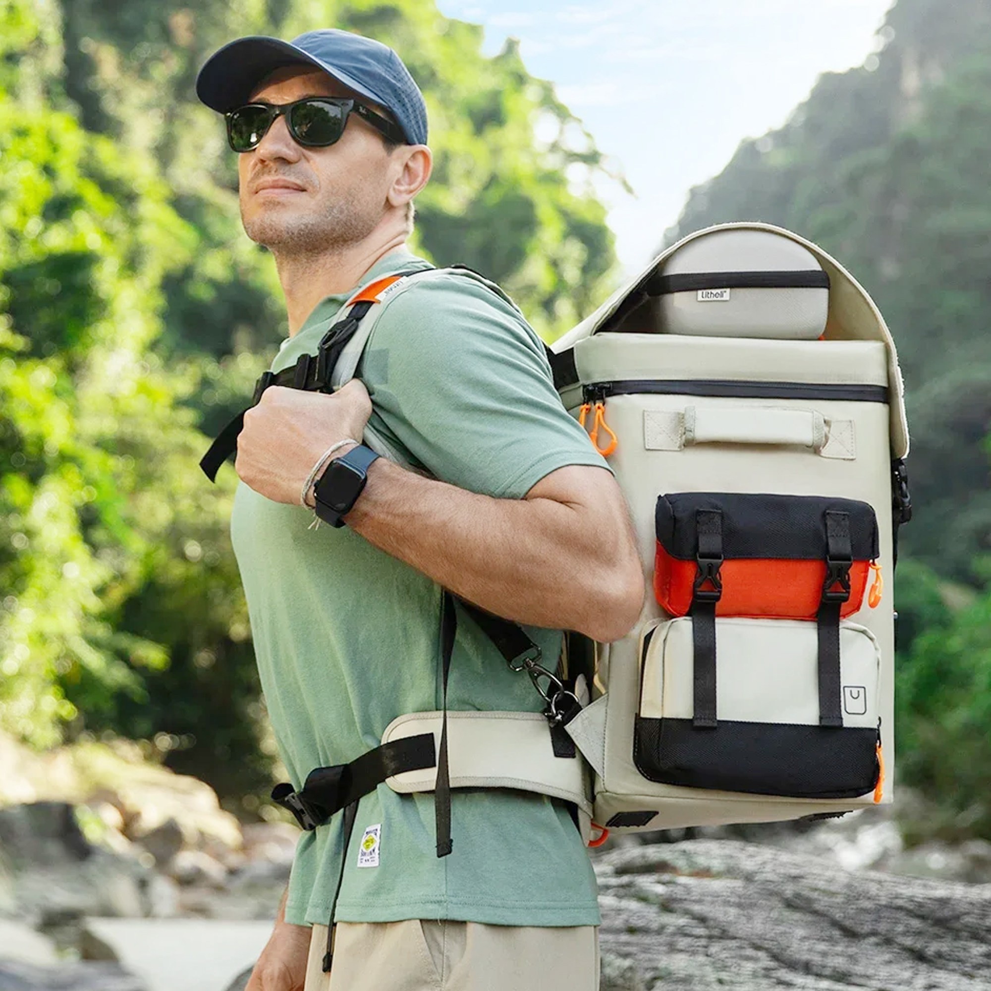 追觅 移动冰箱压缩机制冷家用外出两用制冷冻冷藏移动背包冰箱 DRN18FW