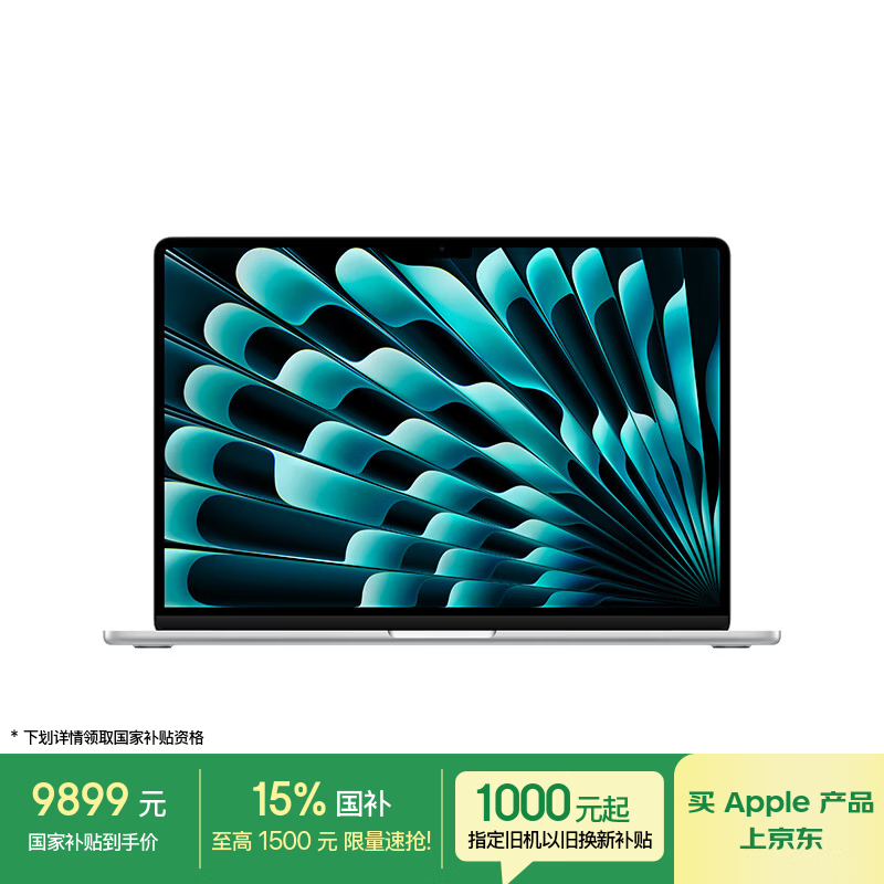 苹果 MacBook Air 15 2025款(M4/24GB/512GB/10核集显)
