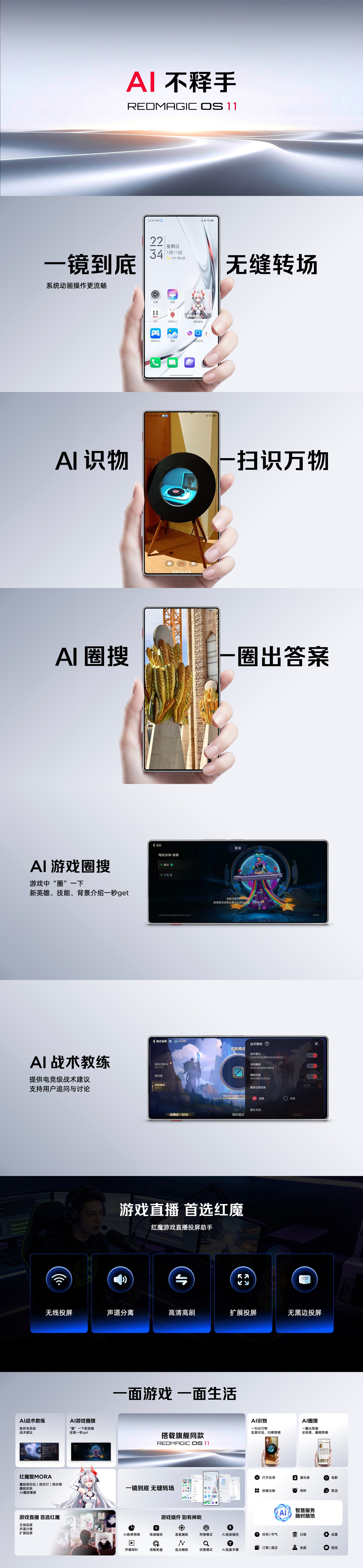 红魔11 Air发布会汇总:3499元起拿下透明轻薄设计+7000mAh大电池