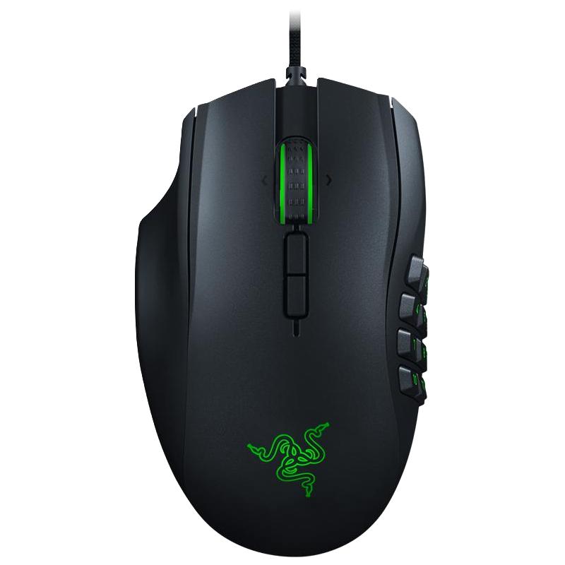 雷蛇 那伽梵蛇 左手版 有线鼠标 20000DPI RGB 黑色