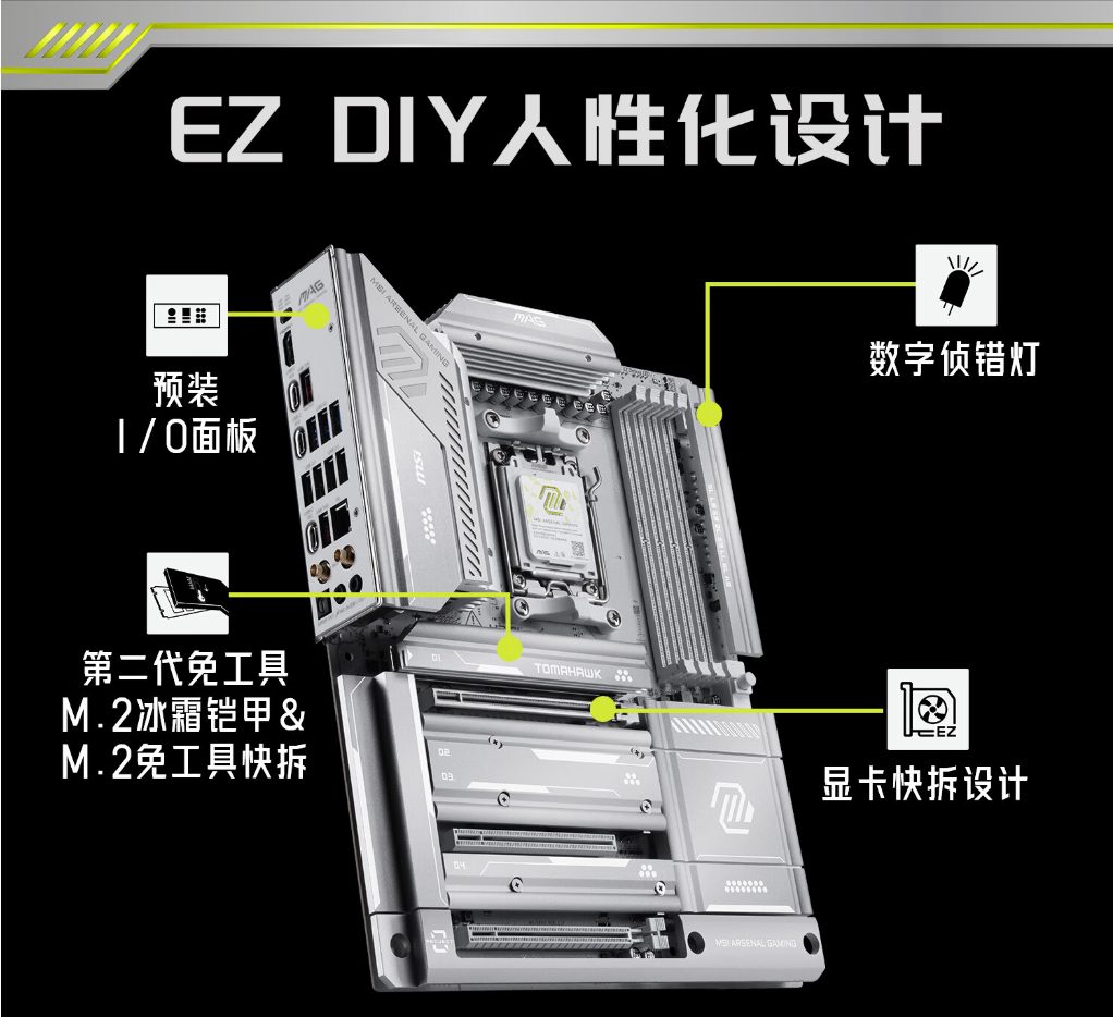 ΢ɫս٣X870E TOMAHAWK MAX WIFI PZ