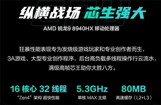 AMD  9 8940HX ƶ ˶ѡ6 Pro˫ʮһ