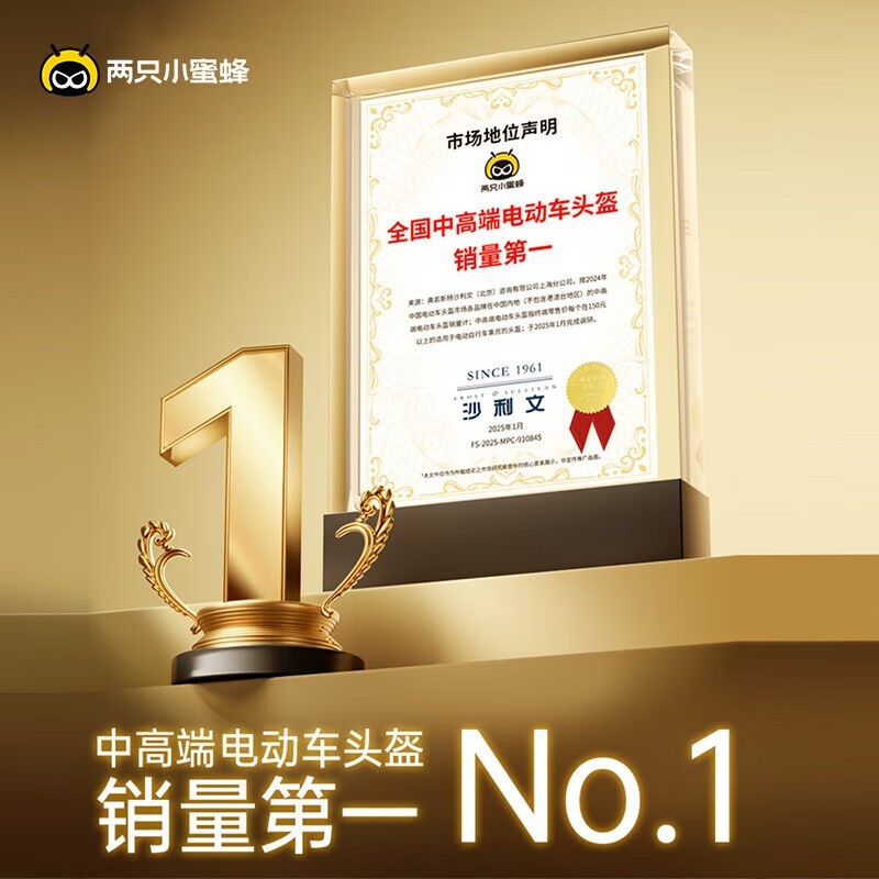 两只小蜜蜂TK47头盔京东189元热销