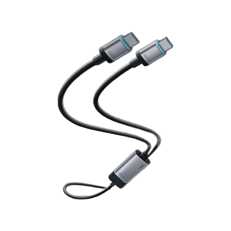 酷态科 10号超级电能线 一拖二 100W MAX