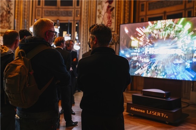 海信激光电视携帝瓦雷亮相巴黎歌剧院,打造家庭影院视听盛宴