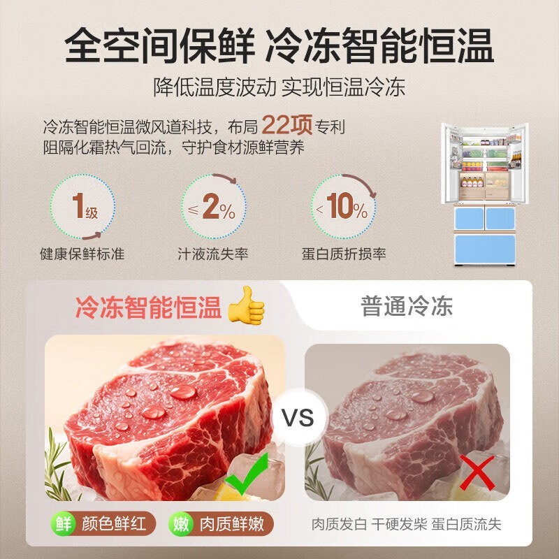 海尔512L风冷冰箱到手6150