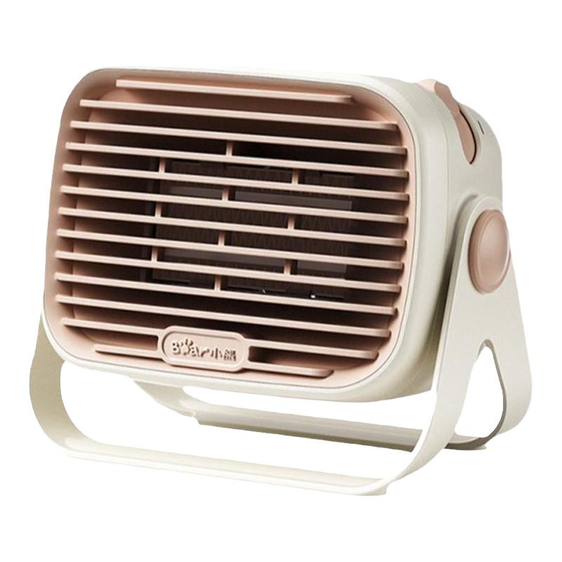 小熊 取暖器桌面暖风机办公室小型电暖器家用节能迷你热风机小太阳
