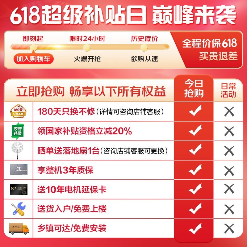 海尔XQB100-BZ20E0直驱变频洗衣机10公斤大容量补贴价1179元