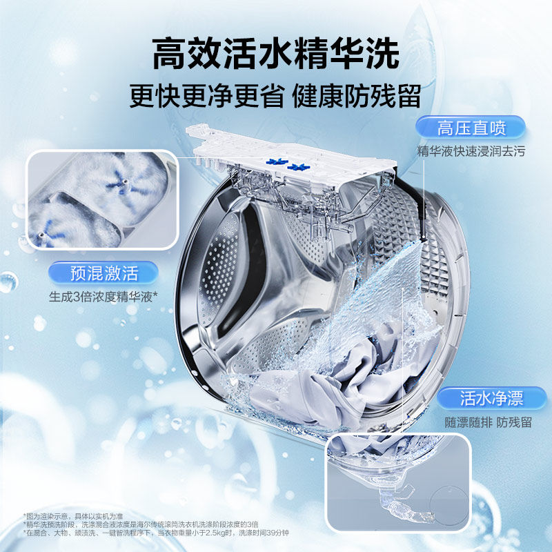 海尔 滚筒洗衣机12公斤家用全自动大容量除菌洗烘659 fc