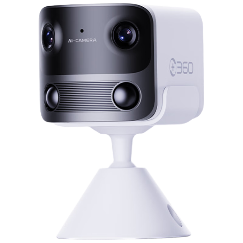 360 BC60 600W超清双摄摄像头 192°超广角+双向通话+养娃神器+养宠家庭