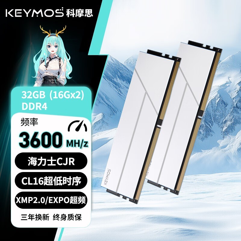Ħ˼ӰDDR4ڴ32GBɫ3600MHz