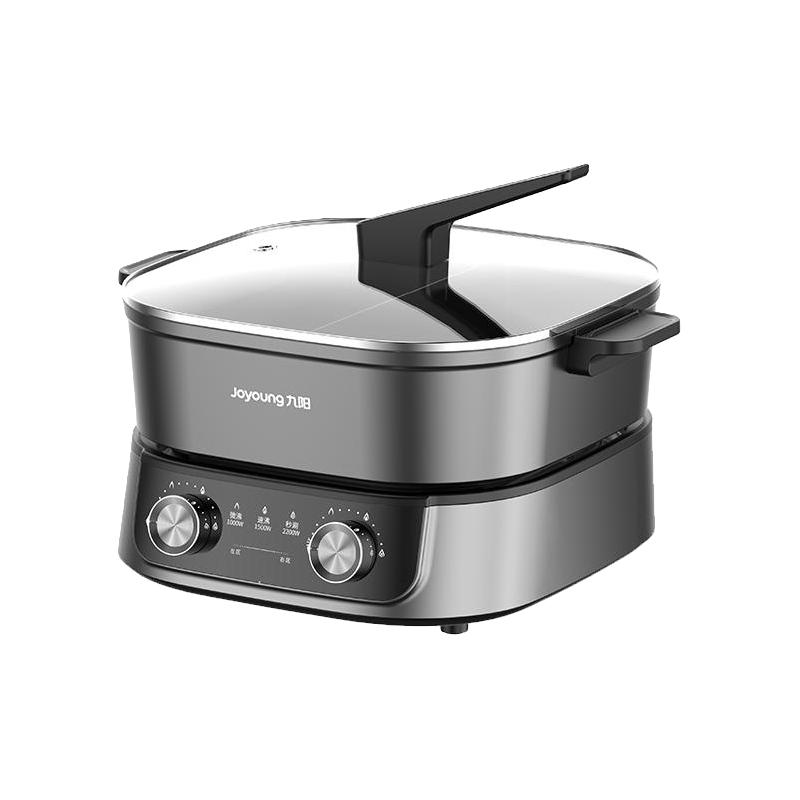 88VIP：九阳 电火锅家用多功能煮煎分控速沸分体电热锅鸳鸯锅多功能锅