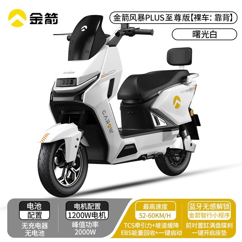 金箭 风暴至尊版电动摩托车电动车大功率长续航外卖神车72V