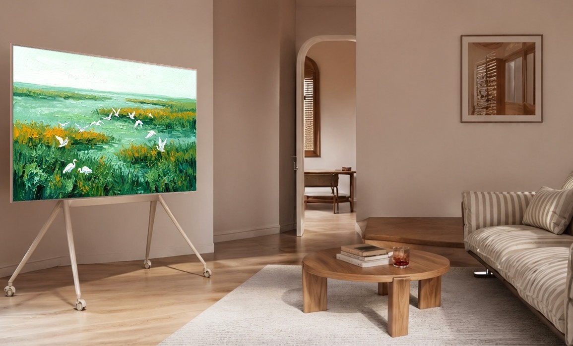 当电视成家居艺术：TCL Art 7M打破壁纸电视的静止边界