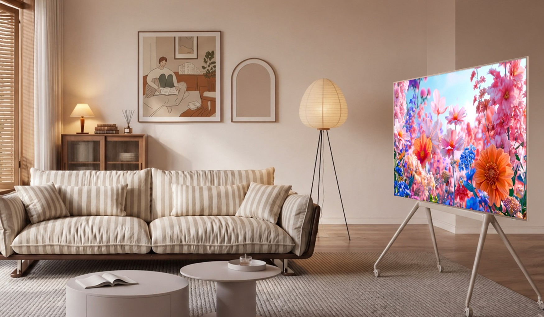 当电视成家居艺术：TCL Art 7M打破壁纸电视的静止边界