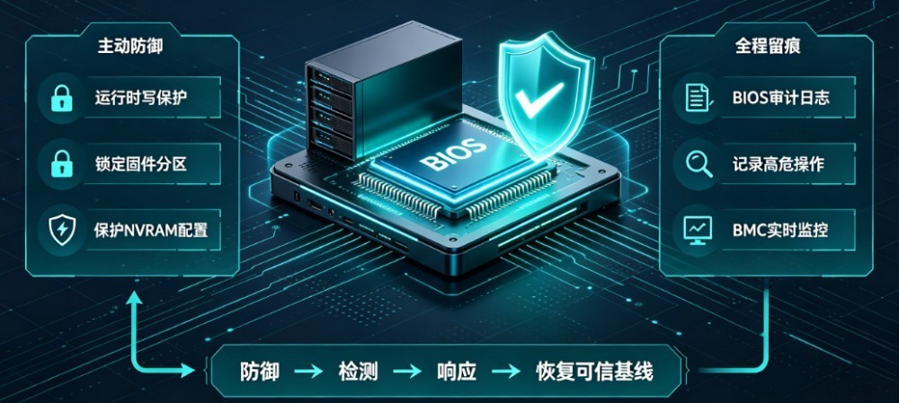 启动即可信,安全可追溯,海光BIOS构建四位一体固件防护体系
