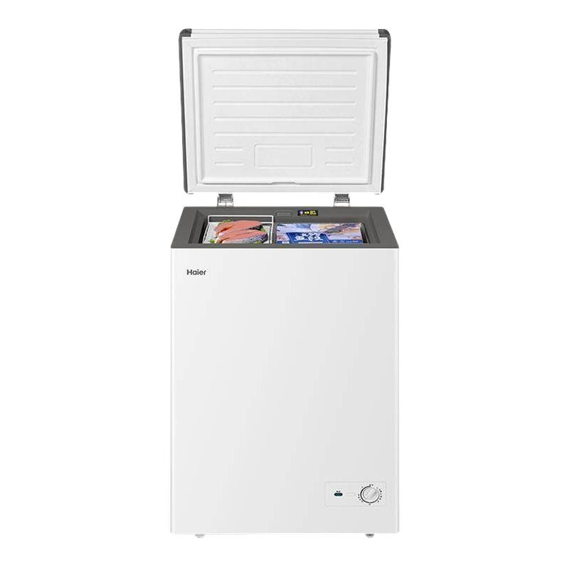 海尔 100升一级能效低霜小冰柜家用商用冷藏柜冷冻柜小型租房用小冰箱小型冷柜BC/BD-100GHW9D