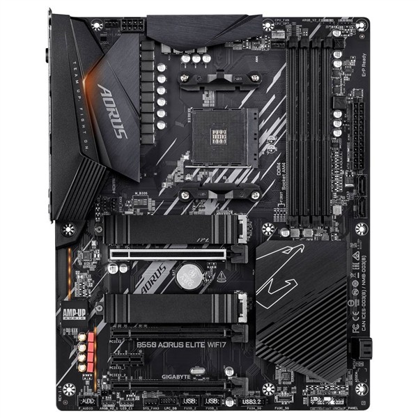 技嘉发布B550 Aorus Elite WiFi7主板：AM4平台首款Wi-Fi 7支持DDR4