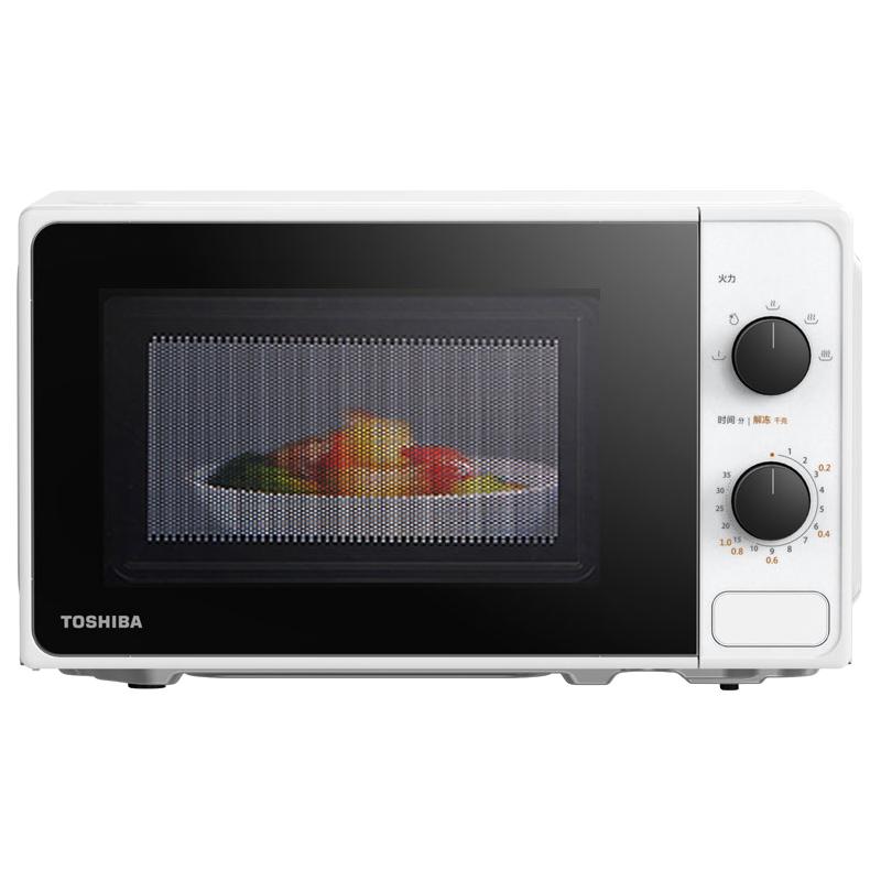 东芝 政府补贴东芝家用微波炉PW多功能小型迷你加热转盘式旋钮20L