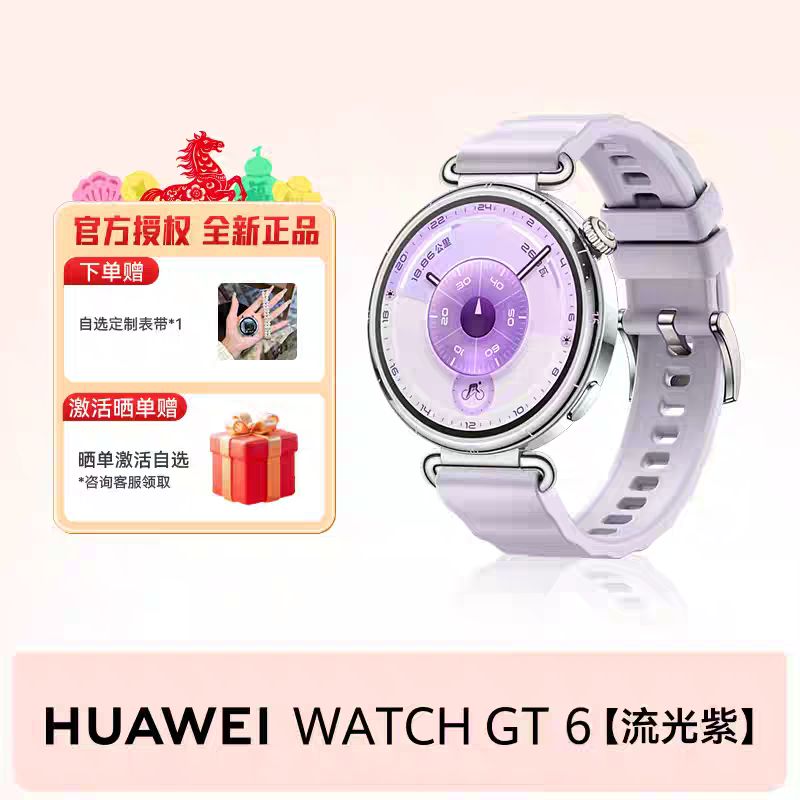 华为 WATCH GT6 智能手表 41mm 复合编织表带