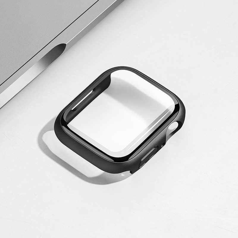 匠戴 适用applewatch9苹果S11手表S10保护壳iwatch10保护套S8壳膜一体8保护膜曲面SE钢化S7表套7防刮表壳3全包