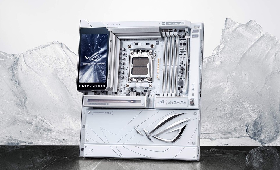 ROG X870E GLACIAL主板获CES2026创新奖,华硕AMD 800系新品发布