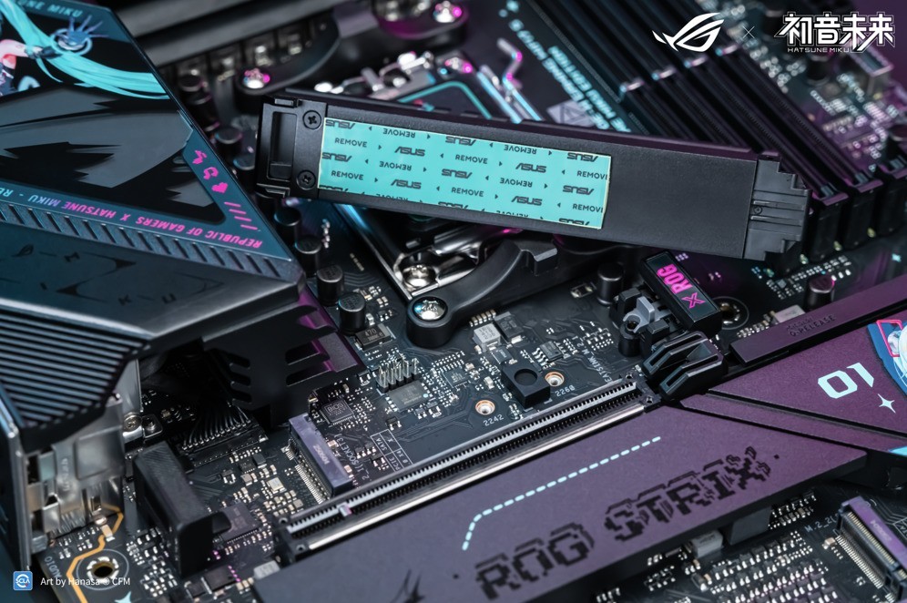 冲破次元壁 华硕X870E RO姬×初音未来版主板火热预约中