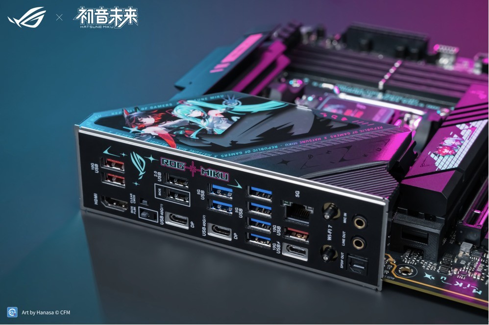 冲破次元壁 华硕X870E RO姬×初音未来版主板火热预约中