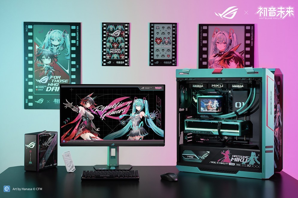 冲破次元壁 华硕X870E RO姬×初音未来版主板火热预约中