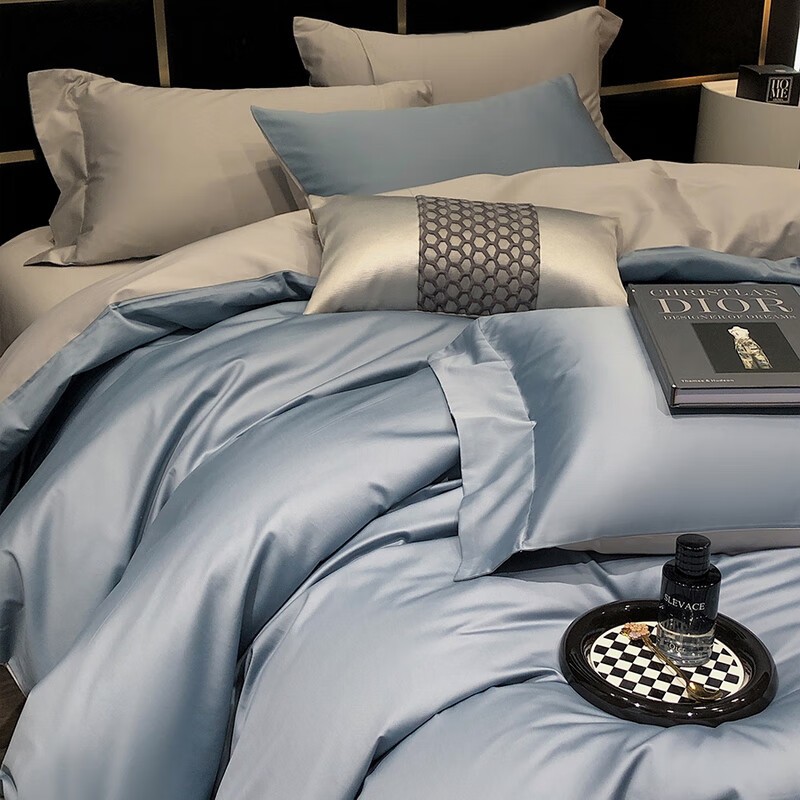 轩蓝仕母婴级纯棉四件套低至239元