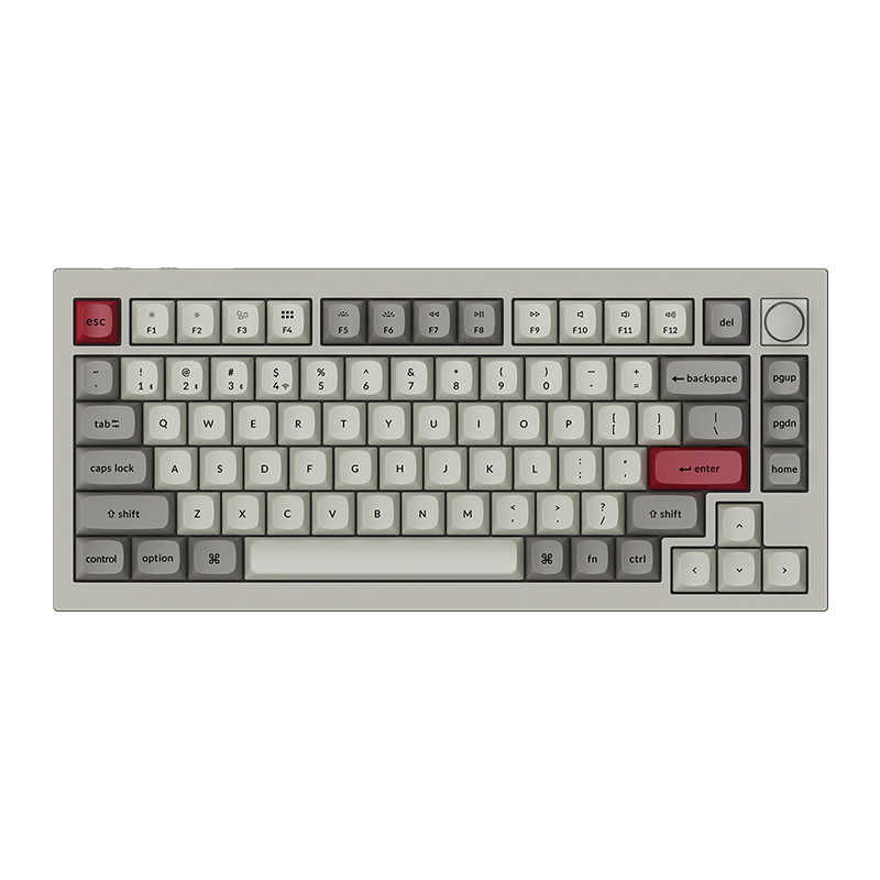 Keychron Q1MAX渴创三模蓝牙无线机械键盘客制化mac游戏办公RGB