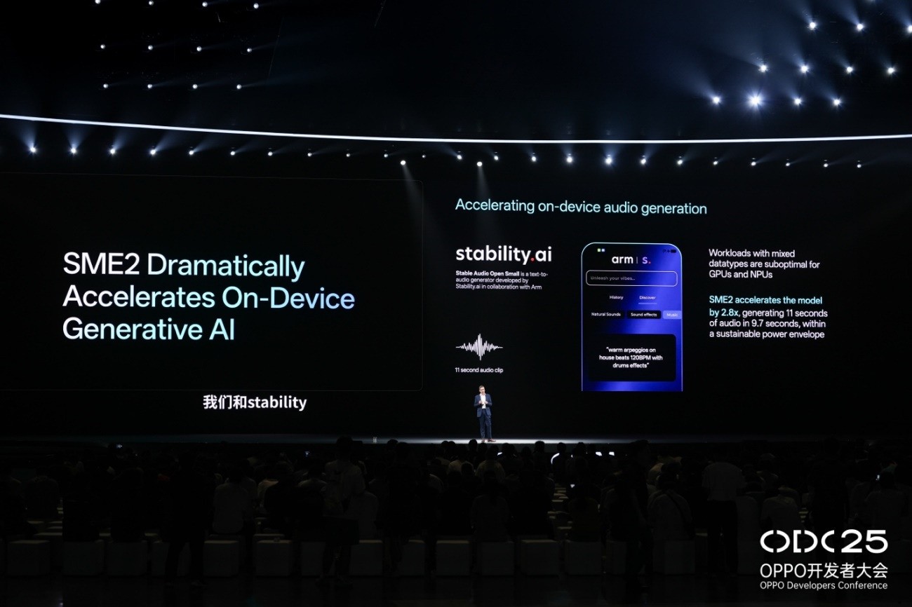 Arm��ϯOPPO�����ߴ�ᣬ����˲�AI������Ӧ��������