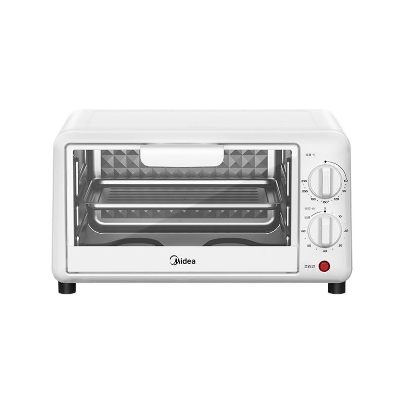 美的 电烤箱家用MG10迷你小型10L烘焙多功能2025宿舍租房便携