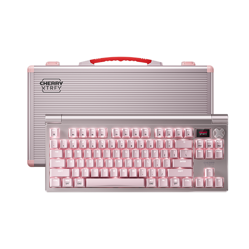 CHERRY MX8.3繁花铝坨坨花瓣轴无线三模机械键盘游戏