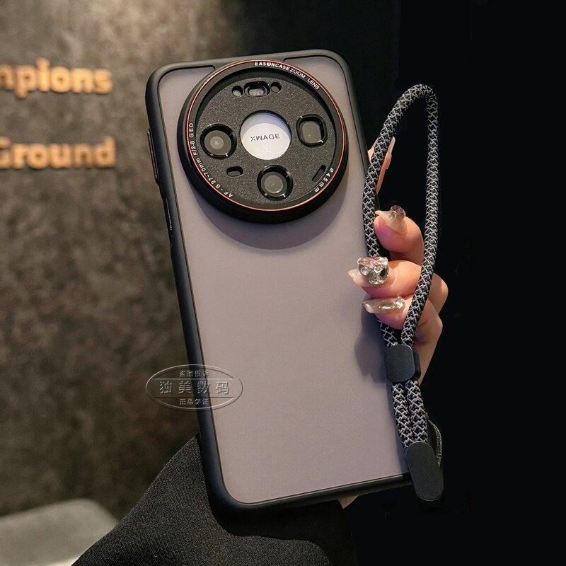 适用于华为mate80手机壳新款带挂绳mate80promax外壳防摔高端保护镜头m70pro十新机壳男士磨砂女款60简约腕带