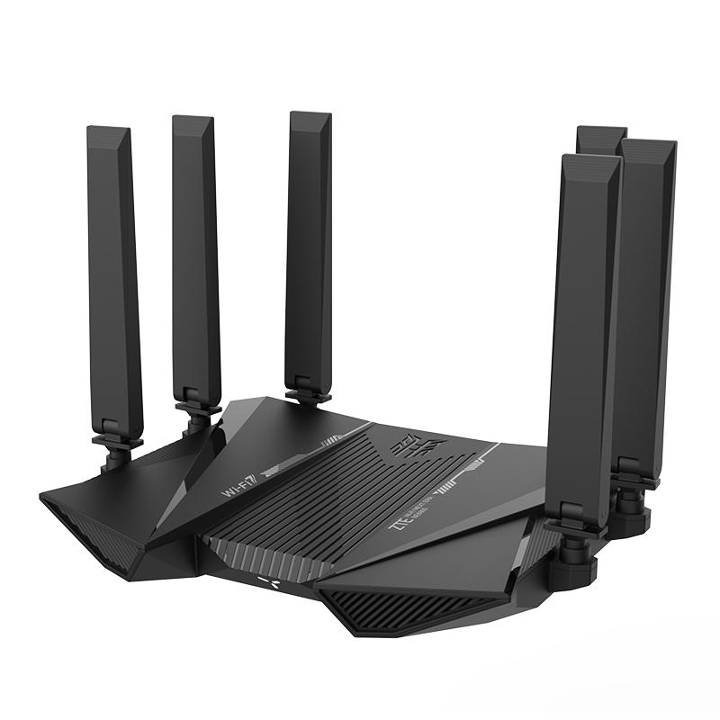中兴 ZXSLC SR7310 双频聚合游戏加速 Wi-Fi7家用路由器+巨阙天线+2.5G网口  1台