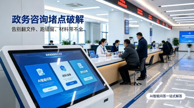 政务智能问答系统定制:从政策知识库到工单分流,政务大厅的效率破局