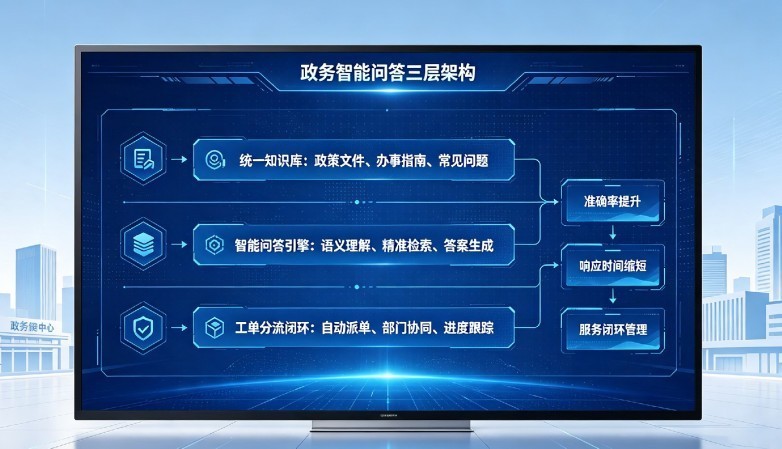 政务智能问答系统定制:从政策知识库到工单分流,政务大厅的效率破局