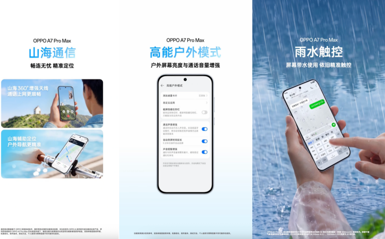 搭载行业首个七年长寿万级大电池,OPPO发布新一代耐用传奇A7 Pro Max