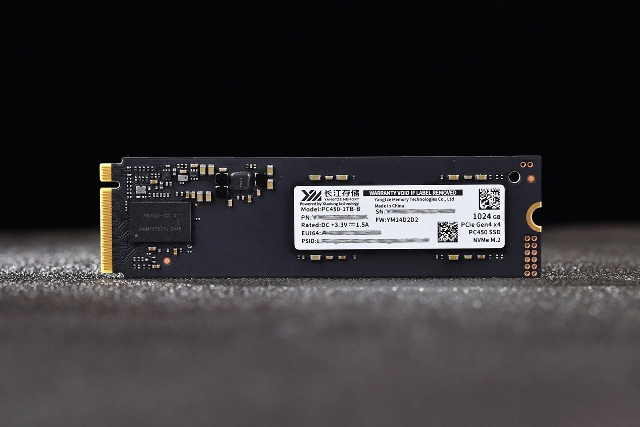 长江存储PC450固态硬盘评测 青出于蓝而胜于蓝
