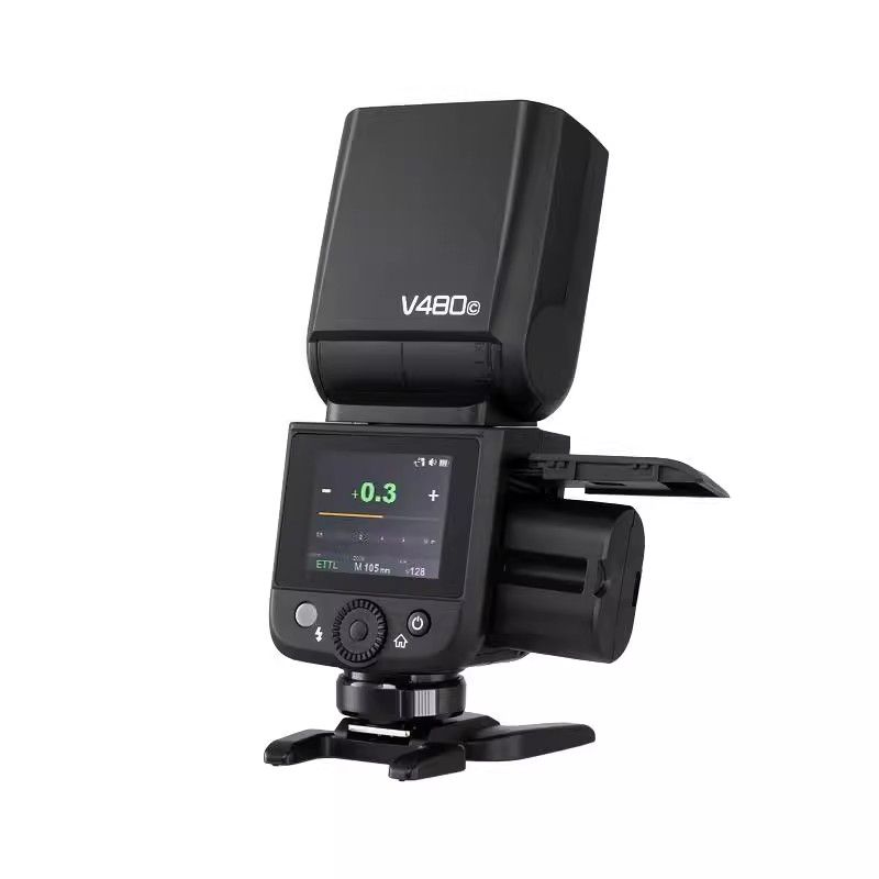 神牛 V480 相机闪光灯迷你机顶热靴闪光灯适用佳能索尼尼康富士TTL自动测光高速同步摄影官方旗舰款