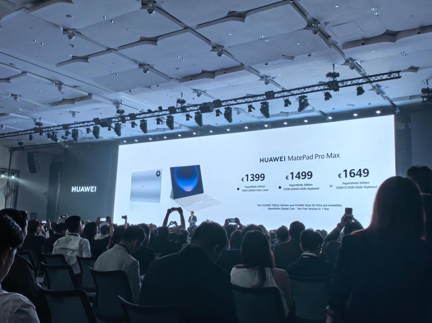 华为MatePad Pro Max海外发布，首款Pro Max命名平板登场