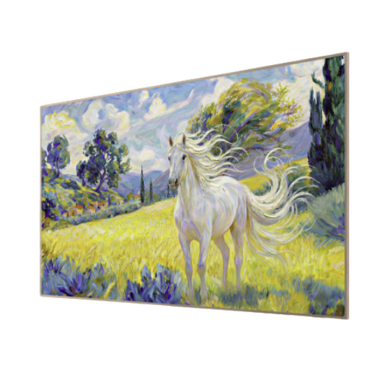TCL 艺术电视 65Art 7M QD-Mini LED 3.99cm 超薄贴墙 4K 壁纸电视