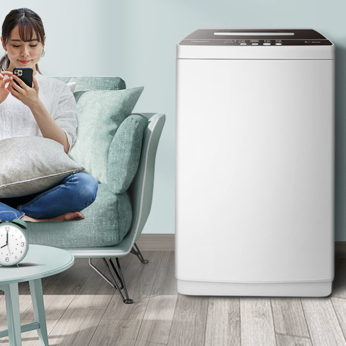 海信 4.5公斤波轮洗衣机全自动小型迷你母婴专属租房家用HB45D128